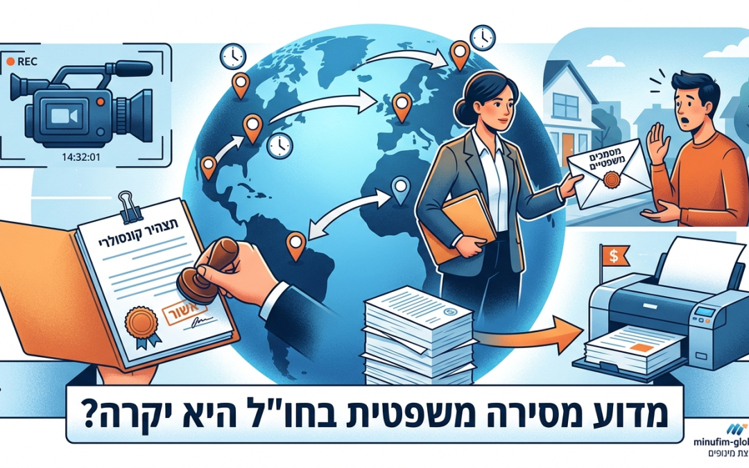 מדוע מסירה משפטית בחו"ל היא הליך יקר, ומה הסיכון בבחירת חברה לא מיומנת?