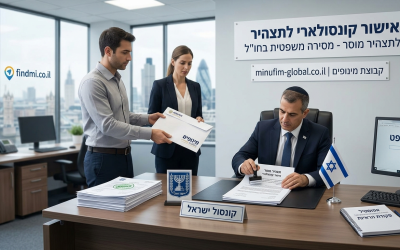 אישור קונסולרי לתצהיר מוסר במסירה משפטית בחו"ל: המדריך המלא להגשה לבית המשפט בישראל